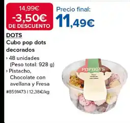 Costco DOTS Cubo pop dots decorados oferta