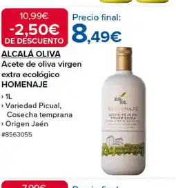 Costco ALCALÁ OLIVA Acete de oliva virgen extra ecológico oferta