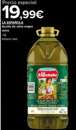Costco LA ESPAÑOLA Aceite de oliva virgen extra oferta