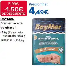 Costco BAYMAR Atún en aceite de girasol oferta