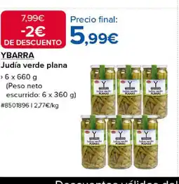 Costco YBARRA Judía verde plana oferta