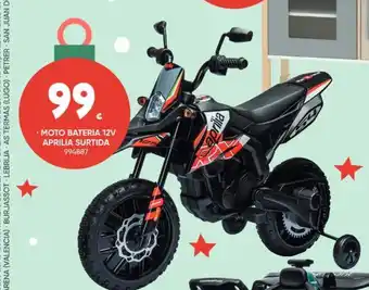 Moto bateria 12v aprilia surtida