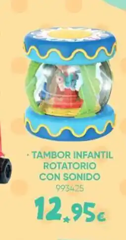 Family Cash Tambor infantil rotatorio con sonido oferta