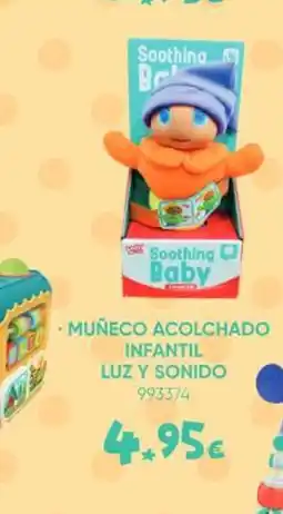 Family Cash Muñeco acolchado infantil luz y sonido oferta