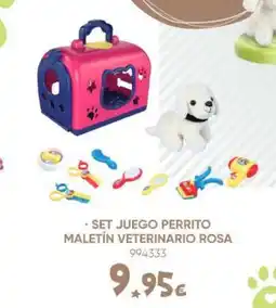 Family Cash Set juego perrito maletín veterinario rosa oferta