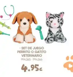Family Cash Set de juego perrito o gatito veterinario oferta