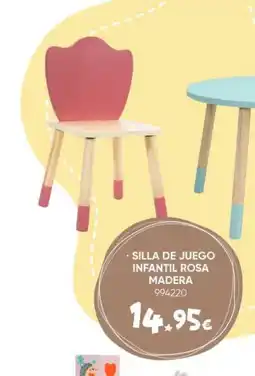 Family Cash Silla de juego infantil rosa madera oferta