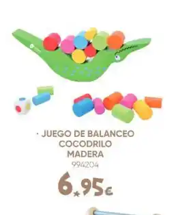 Family Cash Juego de balanceo cocodrilo madera oferta