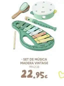 Family Cash Set de música madera vintage oferta
