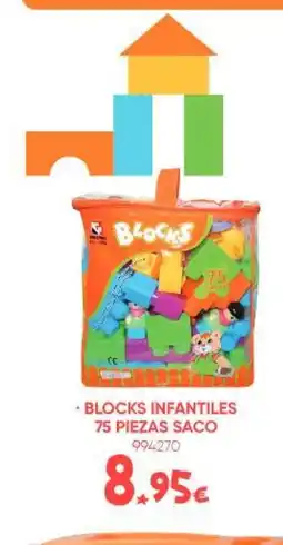 Family Cash Blocks infantiles 75 piezas saco oferta