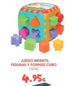 Family Cash Juego infantil figuras y formas cubo oferta