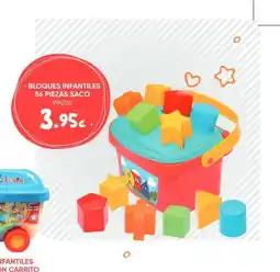 Family Cash Bloques infantiles 56 piezas saco oferta