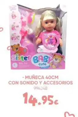Family Cash Muñeca con sonido y accesorios oferta