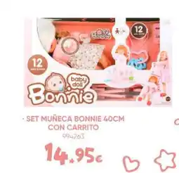 Family Cash Set muñeca bonnie con carrito oferta
