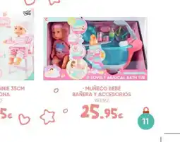 Family Cash Muñeco bebé bañera y accesorios oferta