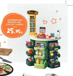 Family Cash Supermercado mediano azul con luz y sonido oferta