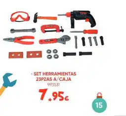 Family Cash Set herramientas 23pzas a/caja oferta