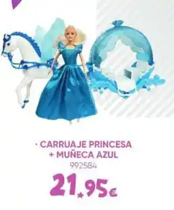 Family Cash Carruaje princesa + muñeca azul oferta