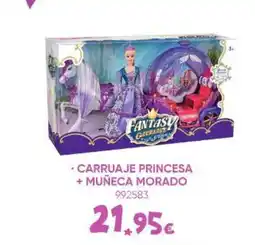 Family Cash Carruaje princesa + muñeca morado oferta