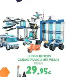 Family Cash Juego blocks ciudad policia 857 piezas oferta