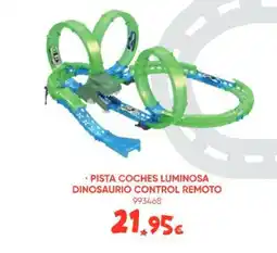 Family Cash Pista coches luminosa dinosaurio control remoto oferta