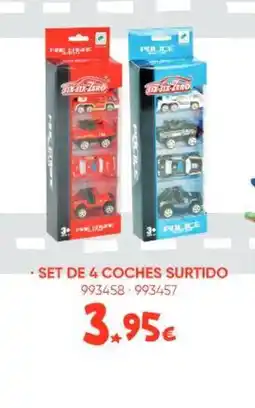 Family Cash Set de 4 coches surtido oferta