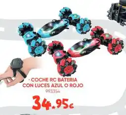 Family Cash Coche rc bateria con luces azul o rojo oferta