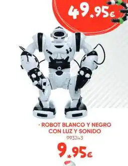 Family Cash Robot blanco y negro con luz y sonido oferta