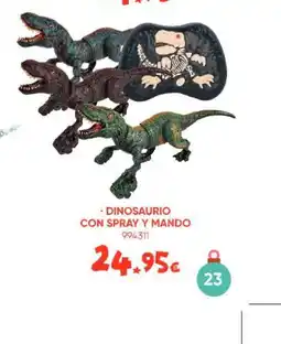 Family Cash Dinosaurio con spray y mando oferta
