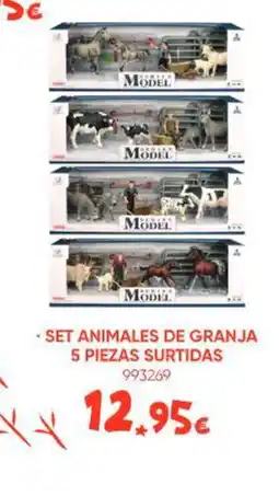Family Cash Set animales de granja 5 piezas surtidas oferta