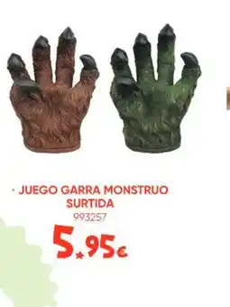 Family Cash Juego garra monstruo surtida oferta