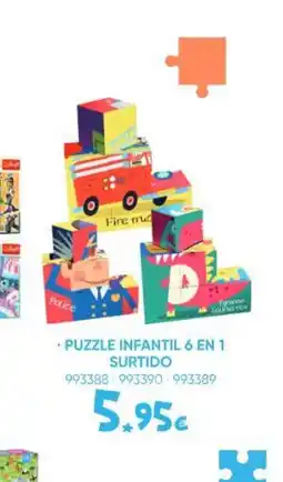 Family Cash Puzzle infantil 6 en 1 surtido oferta