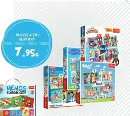 Family Cash Puzzle 4 en 1 surtido oferta