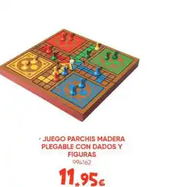 Family Cash Juego parchis madera plegable con dados y figuras oferta