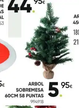 Family Cash Arbol sobremesa 58 puntas oferta