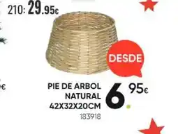 Family Cash Pie de arbol natural oferta