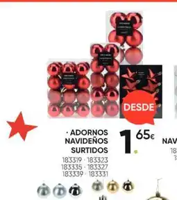 Family Cash Adornos navideños surtidos oferta