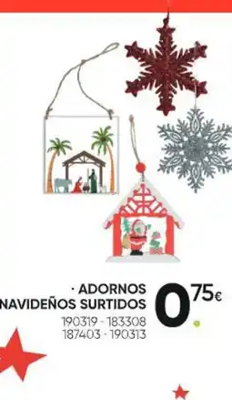Family Cash Adornos navideños surtidos oferta
