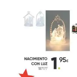 Family Cash Nacimiento con luz oferta