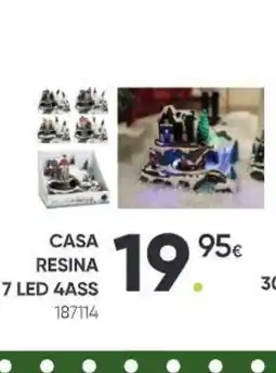 Family Cash Casa resina 7 led 4ass oferta