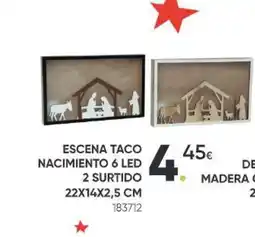 Family Cash Escena taco nacimiento 6 led 2 surtido oferta