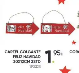 Family Cash Cartel colgante feliz navidad oferta