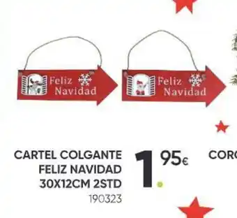 Family Cash Cartel colgante feliz navidad oferta