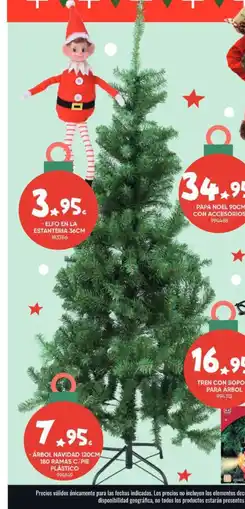 Family Cash Árbol navidad 180 ramas c/pie oferta