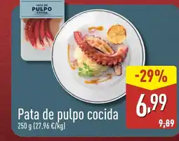 ALDI Pata de pulpo cocida oferta