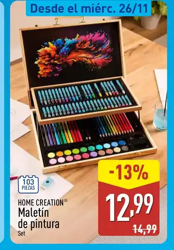 HOME CREATION Maletín de pintura