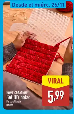 ALDI HOME CREATION Set DIY bolso oferta