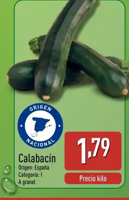 ALDI Calabacín oferta