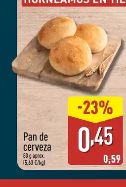 ALDI Pan de cerveza oferta