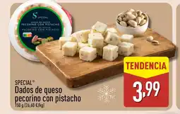 ALDI SPECIAL Dados de queso pecorino con pistacho oferta